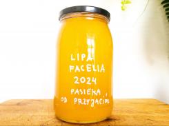PROMOCJA - 2 duże słoiki - 2kg - nasz miód z rezerwatu jesienny: nawłoć, malina, hedera